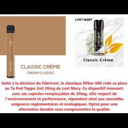 Classic Crème - Pod Tappo Air 2ml - Lost Mary