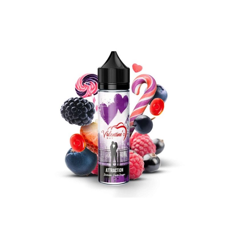 Attraction 0mg 50ml - Valentine's Day Attraction 0mg 50ml - Valentine's Day