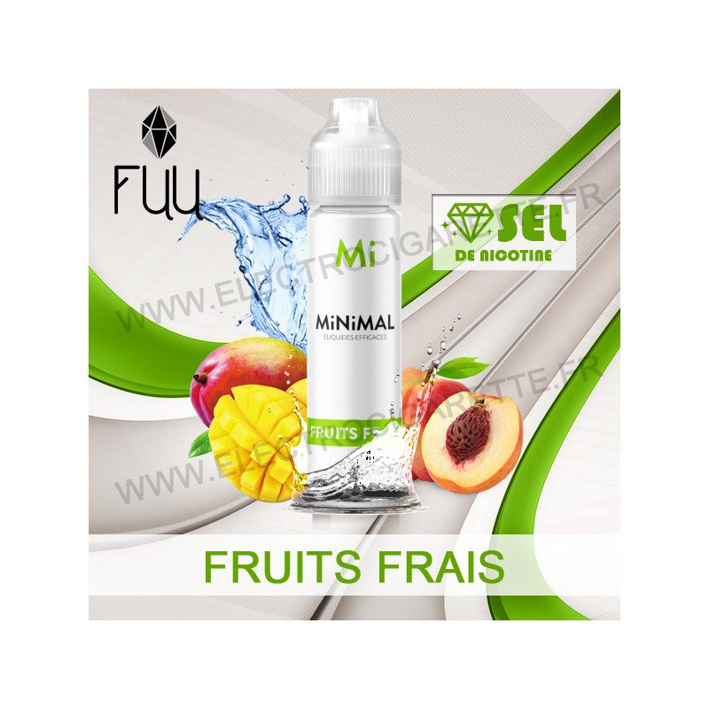 Fruits Frais Grand Format - MiNiMAL 50ml 0mg - E-liquide Fruité et Rafraîchissant Fruits Frais Grand Format - MiNiMAL 50ml 0mg - E-liquide Fruité et Rafraîchissant