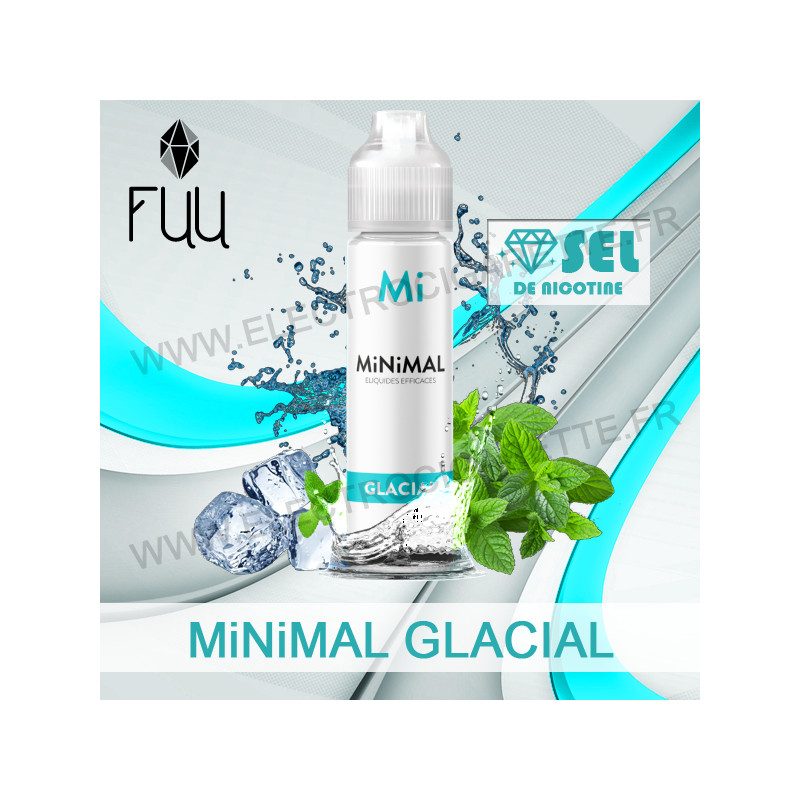 Glacial Grand Format - MiNiMAL 50ml 0mg - E-liquide Rafraîchissant Glacial Grand Format - MiNiMAL 50ml 0mg - E-liquide Rafraîchissant
