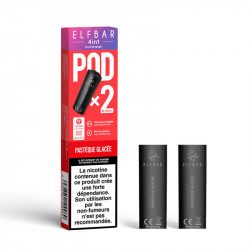Pack de 2 Pods 4en1 2mL 20mg Elfbar - Pastèque glacée