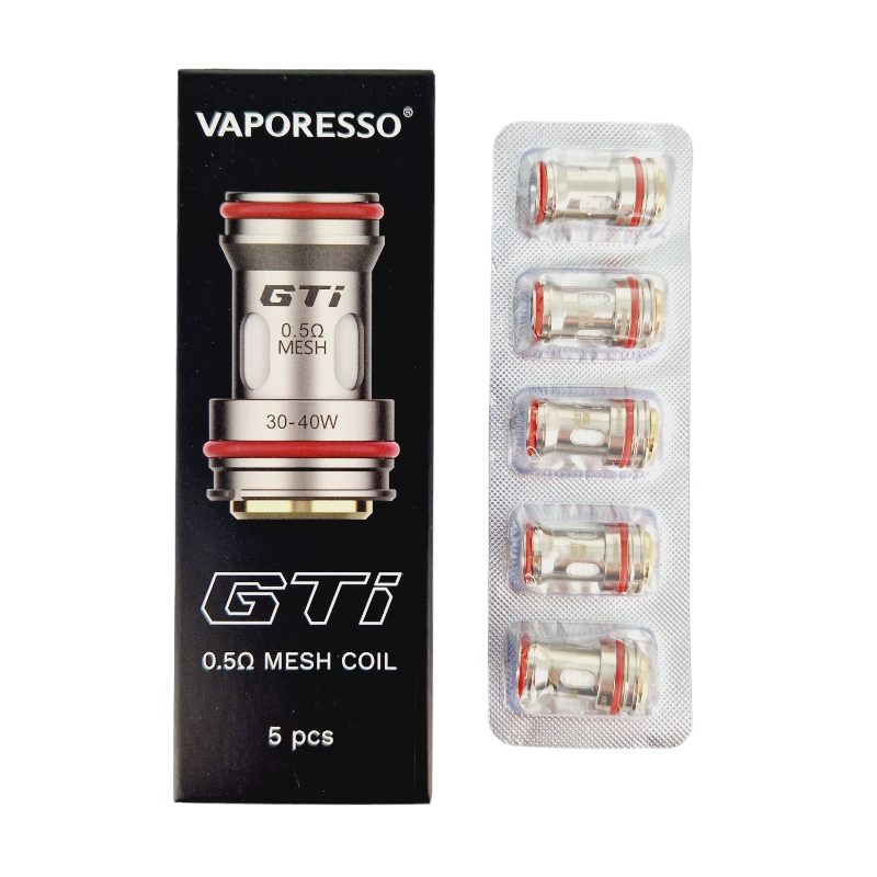 Pack de 5 résistances Mesh GTI Itank Vaporesso 0.5ohm Pack de 5 résistances Mesh GTI Itank Vaporesso 0.5ohm