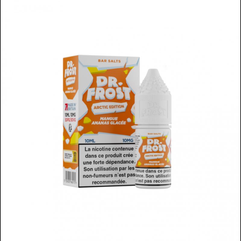 Mangue Ananas Glacee Nic Salt Dr. Frost Arctic Edition 10ml Mangue Ananas Glacee Nic Salt Dr. Frost Arctic Edition 10ml