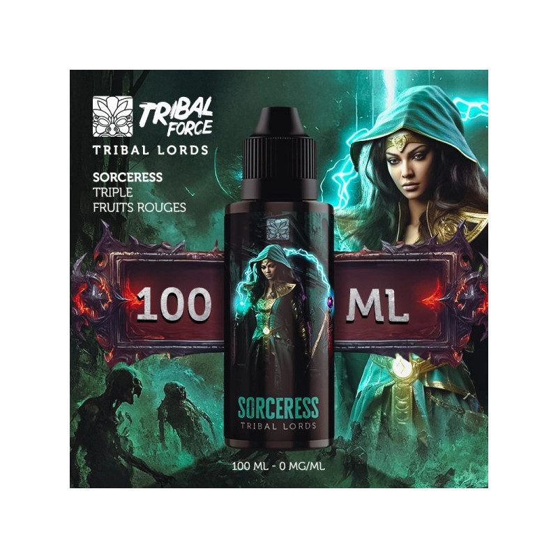 Sorceress (Triple Fruits Rouges) 0mg 100ml - Tribal Lords by Tribal Force Sorceress (Triple Fruits Rouges) 0mg 100ml - Tribal Lords by Tribal Force