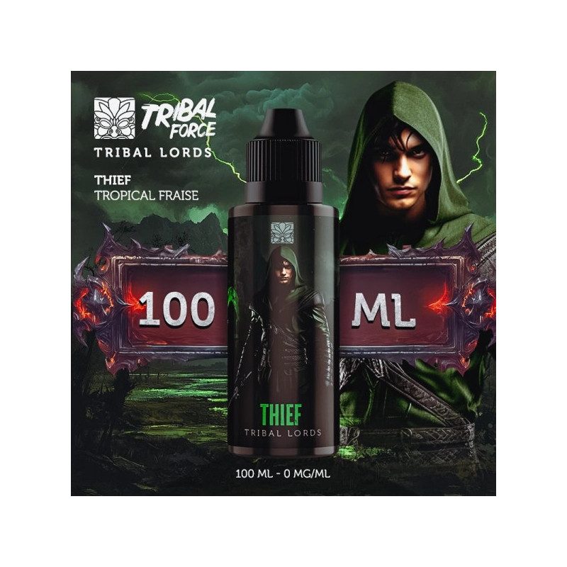 Thief (Fruit Tropical/Fraise) 0mg 100ml - Tribal Lords by Tribal Force Thief (Fruit Tropical/Fraise) 0mg 100ml - Tribal Lords by Tribal Force