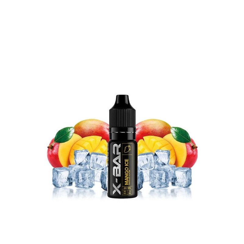 Mango Ice Nic Salt 10ml - X-Bar Mango Ice Nic Salt 10ml - X-Bar