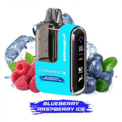 Puff Tornado X 25000 Blueberry Raspberry ice 1% et 2% by Tornado & White Rabbit