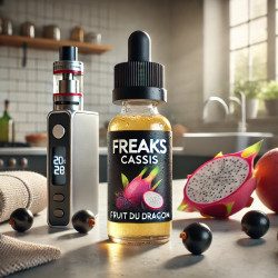 Freaks Cassis Fruit du Dragon Freezy - E-liquide Fruité et Glacé