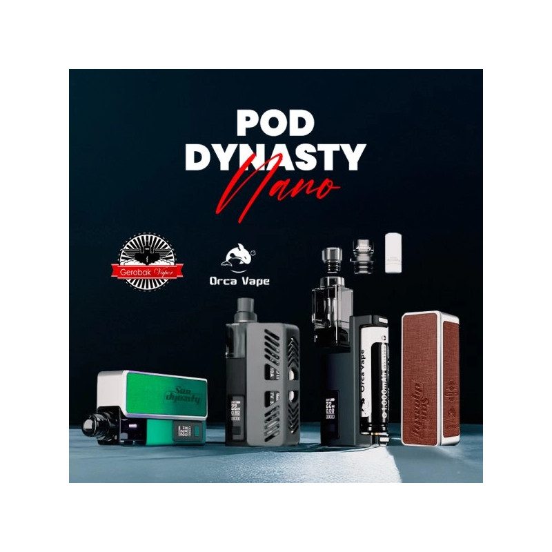 Pack Pod Dynasty Nano - Orca Vape Pack Pod Dynasty Nano - Orca Vape