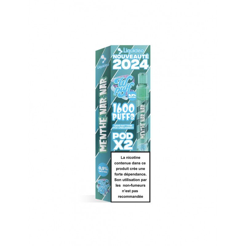 Recharges Menthe Nar Nar Wpuff Pod 2.0 - Liquideo