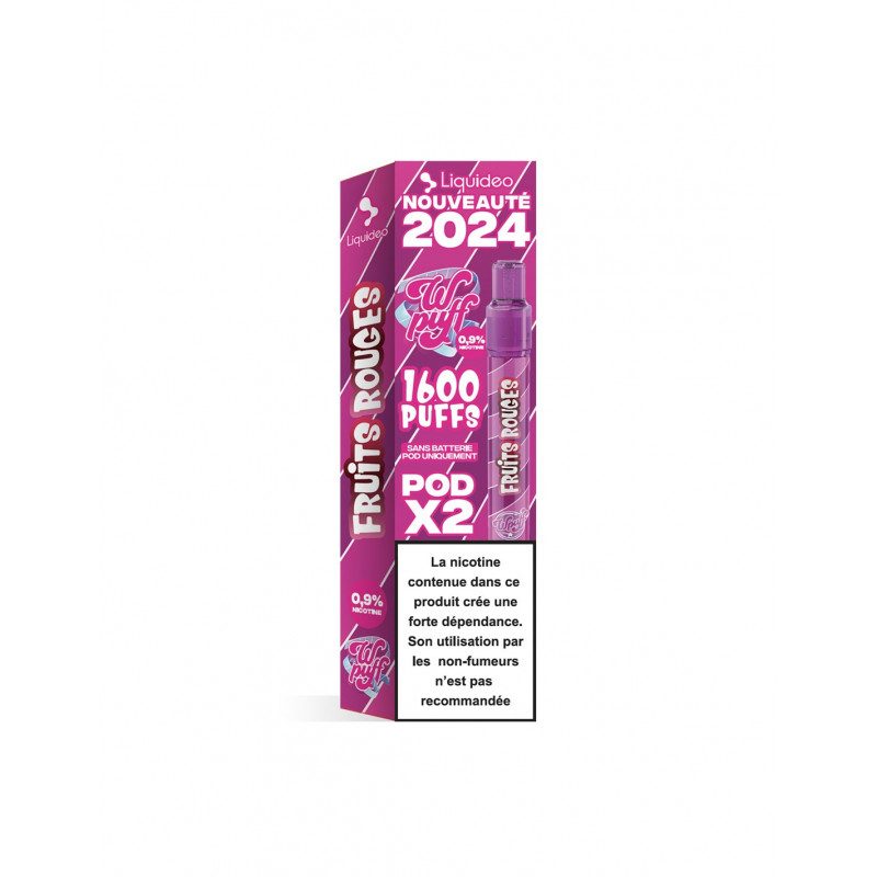 Recharges Fruits Rouges Wpuff Pod 2.0 - Liquideo