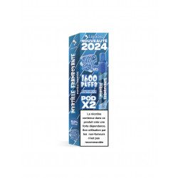 Recharges Myrtille Framboyante - Liquideo Wpuff Pod 2.0 - Liquideo