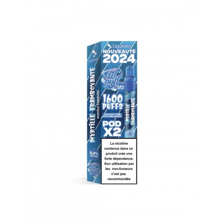 Recharges Myrtille Framboyante - Liquideo Wpuff Pod 2.0 - Liquideo