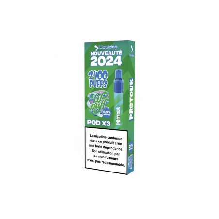 Starter Kit Pastouk - WPuff Pods 2.0 (Batterie + 3 PODS)