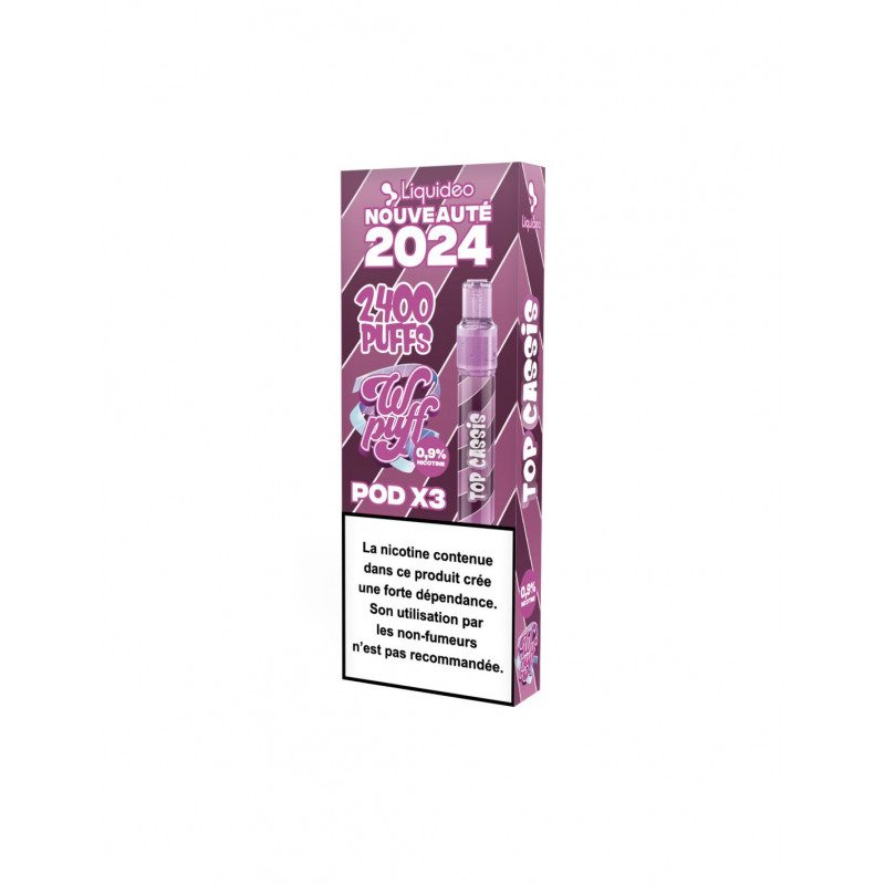 Starter Kit Top Cassis - WPuff Pods 2.0 (Batterie + 3 PODS) Starter Kit Top Cassis - WPuff Pods 2.0 (Batterie + 3 PODS)