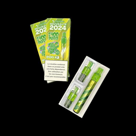 Starter Kit Ananas Glacé - WPuff Pods 2.0 (Batterie + 3 PODS)