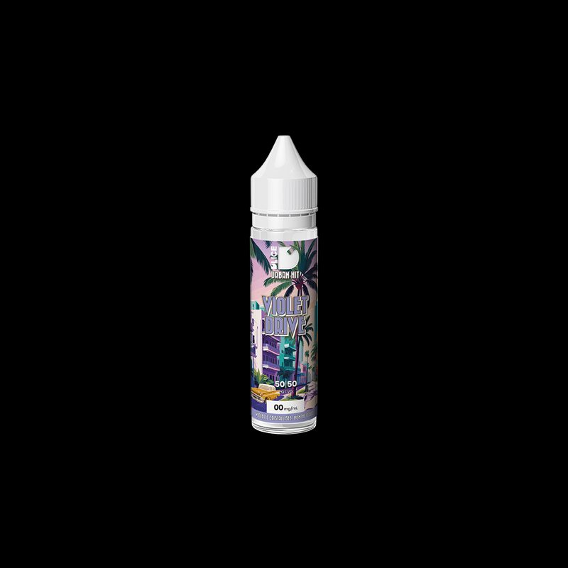 Violet Drive - Urbain Hit - Dlice ZHC 50ml - E-liquide Raisin, Menthe et Réglisse