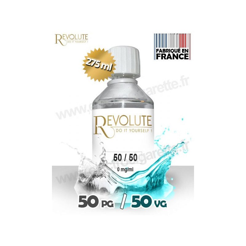 Base 50% PG / 50% VG - Revolute - 275 ml