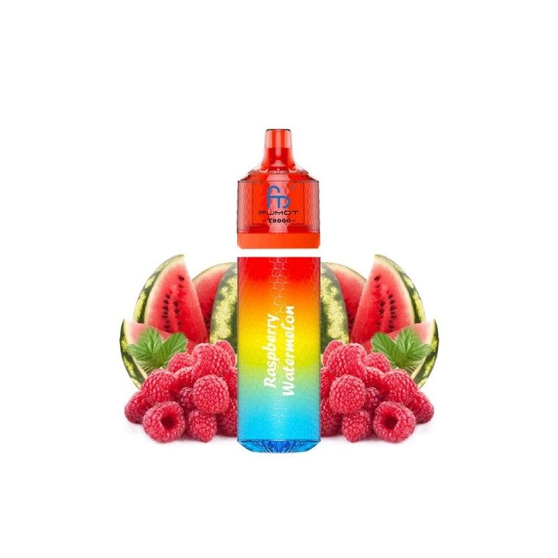 Puff T9000 TPD Raspberry Watermelon 20mg - Fumot Puff T9000 TPD Raspberry Watermelon 20mg - Fumot