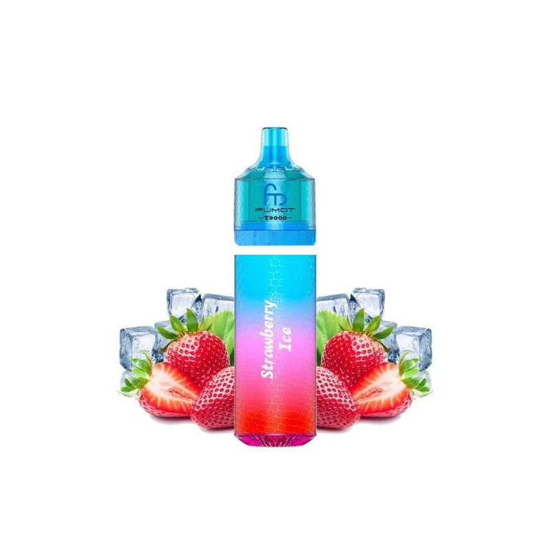 Puff T9000 TPD Strawberry Ice 20mg - Fumot Puff T9000 TPD Strawberry Ice 20mg - Fumot