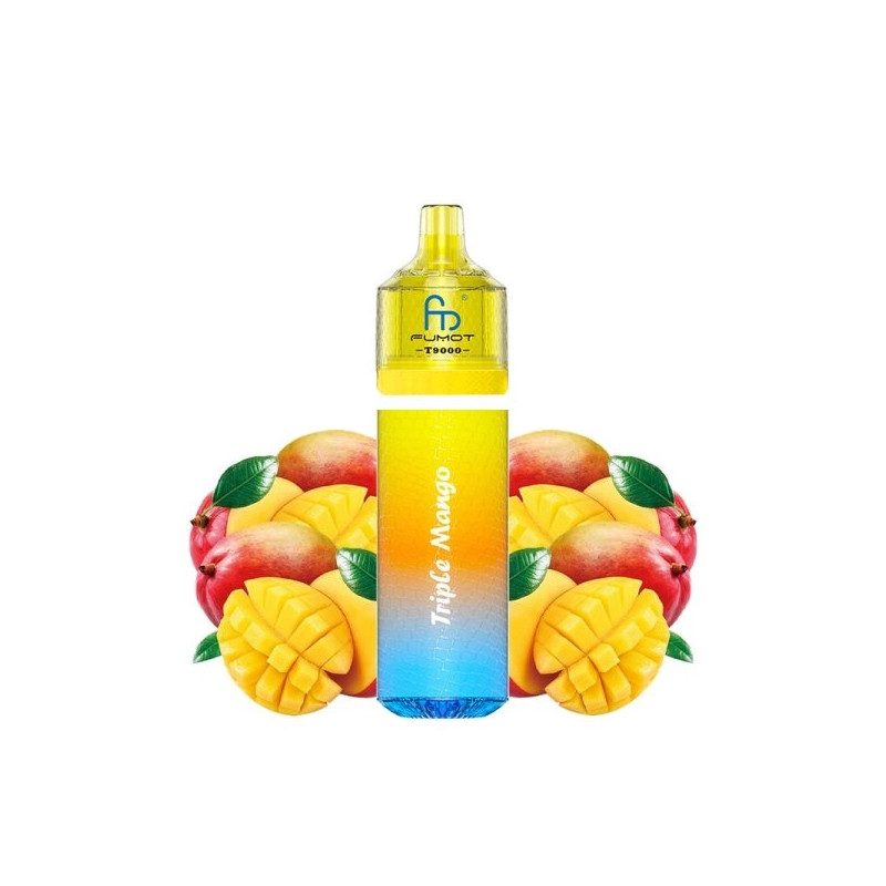 Puff T9000 TPD Triple Mango 20mg - Fumot
