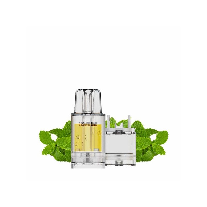 Cartouche Pré-remplie Pro Max 12k 20mg 10+2ml - Fresh Mint | Vape Rafraîchissante avec Crown Bar by Al Fakher Cartouche Pré-remplie Pro Max 12k 20mg 10+2ml - Fresh Mint | Vape Rafraîchissante avec Crown Bar by Al Fakher