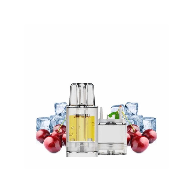 Cartouche Pré-remplie Pro Max 12k 20mg 10+2ml - Cherry Ice | Vape Rafraîchissante avec Crown Bar by Al Fakher Cartouche Pré-remplie Pro Max 12k 20mg 10+2ml - Cherry Ice | Vape Rafraîchissante avec Crown Bar by Al Fakher