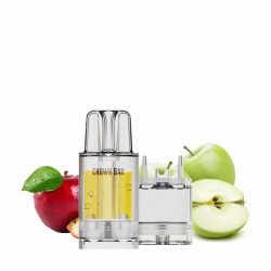 Cartouche Pré-remplie Pro Max 12k 20mg 10+2ml - Double Apple | Vape Rafraîchissante avec Crown Bar by Al Fakher