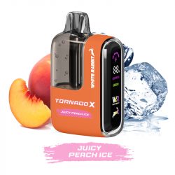 Puff Tornado X 25000 Peach Ice 1% et 2% by Tornado azerty White Rabbit