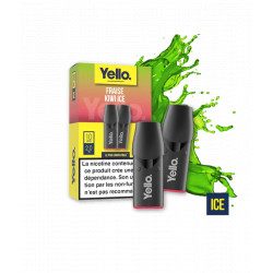 Fraise Kiwi ePod - Yello | Vape Fruitée et Rafraîchissante au Goût Fraise et Kiwi - 2 Cartouches