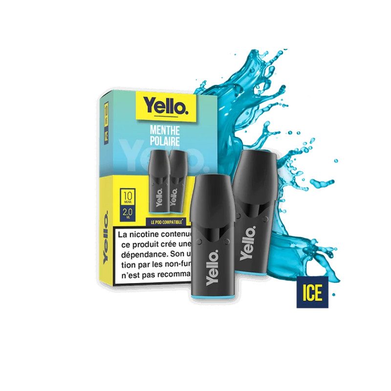 Menthe Polaire ePod - Yello | Vape Fraîche et Vivifiante au Goût de Menthe Menthe Polaire ePod - Yello | Vape Fraîche et Vivifiante au Goût de Menthe