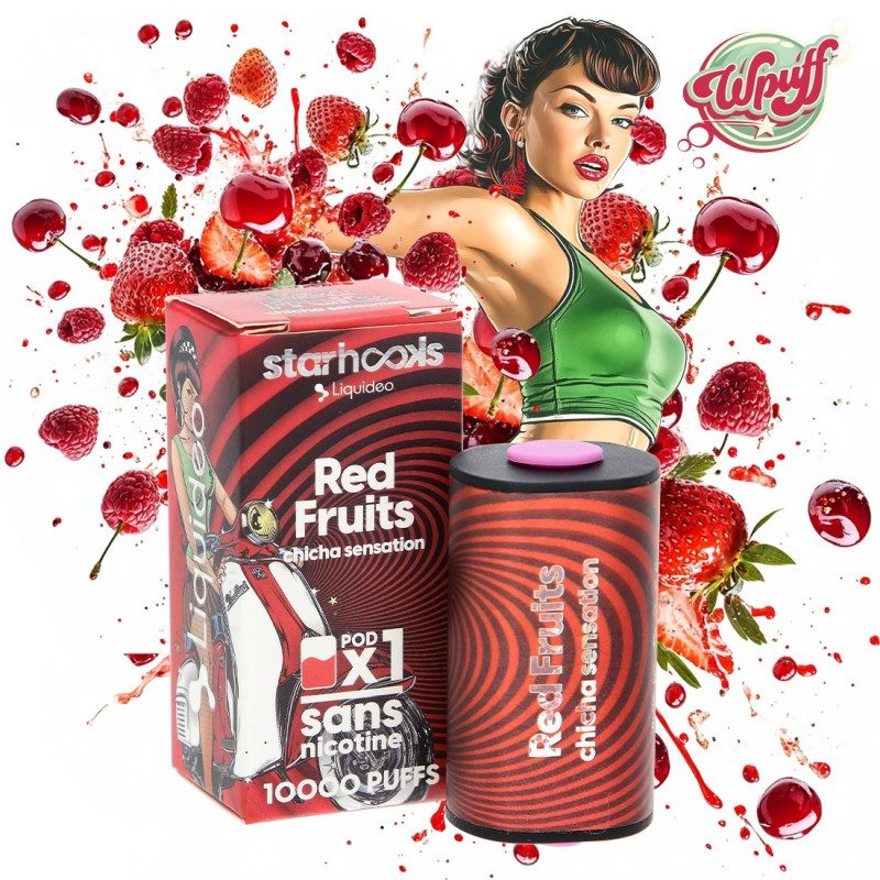 Cartouche Red Fruits / 1pcs - Starhooks Liquideo | Fruits Rouges - Vape Longue Durée Cartouche Red Fruits / 1pcs - Starhooks Liquideo | Fruits Rouges - Vape Longue Durée