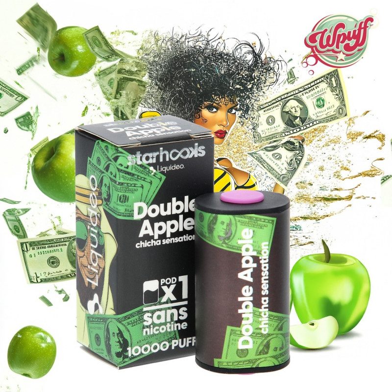Cartouche Double Apple / 1pcs - Starhooks Liquideo | Pomme Cartouche Double Apple / 1pcs - Starhooks Liquideo | Pomme