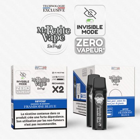 Framboise bleu - Cartouche Repuff Smokeless - Ma Petite Vape