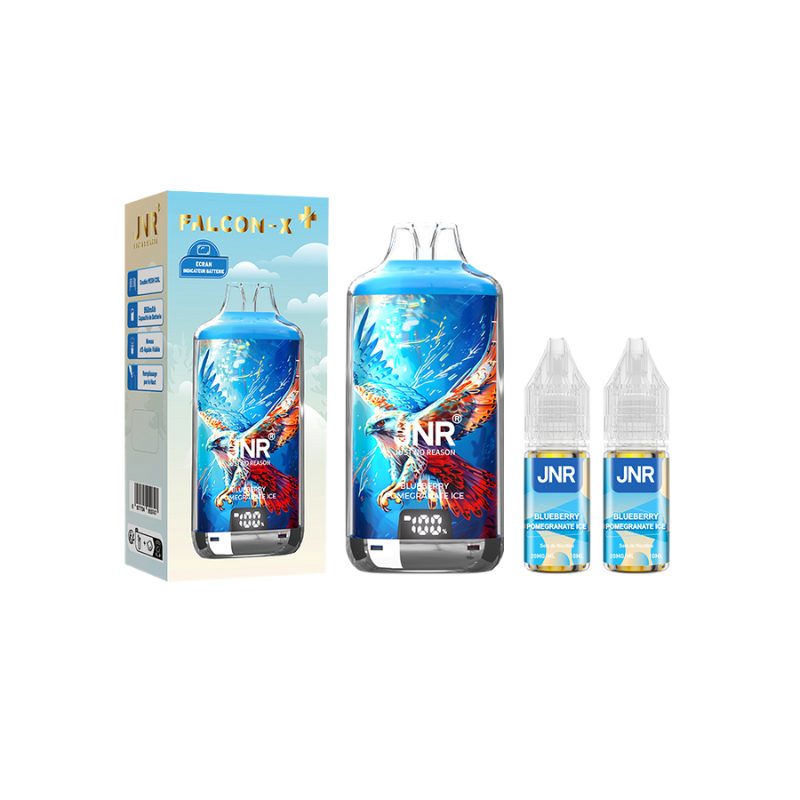 Kit Falcon X 28000 JNR - Blueberry Pomegranate Ice - 2x10ml 20mg Kit Falcon X 28000 JNR - Blueberry Pomegranate Ice - 2x10ml 20mg