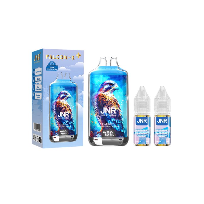 Kit Falcon X 28000 JNR - Blueberry Raspberry Cherry - 2x10ml 20mg Kit Falcon X 28000 JNR - Blueberry Raspberry Cherry - 2x10ml 20mg