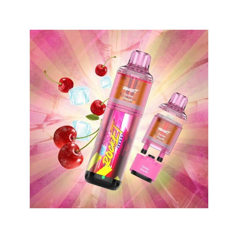 Big Puff Rocket 32000 2% - Big Puff (1 batterie + 2 pods) Cerise Glacée Big Puff Rocket 32000 2% - Big Puff (1 batterie + 2 pods) Cerise Glacée