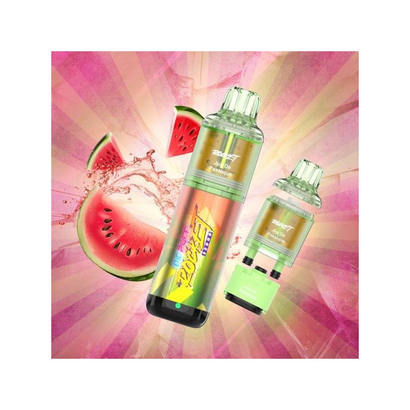 Big Puff Rocket 32000 2% - Big Puff (1 batterie + 2 pods) Jus Pastèque Big Puff Rocket 32000 2% - Big Puff (1 batterie + 2 pods) Jus Pastèque