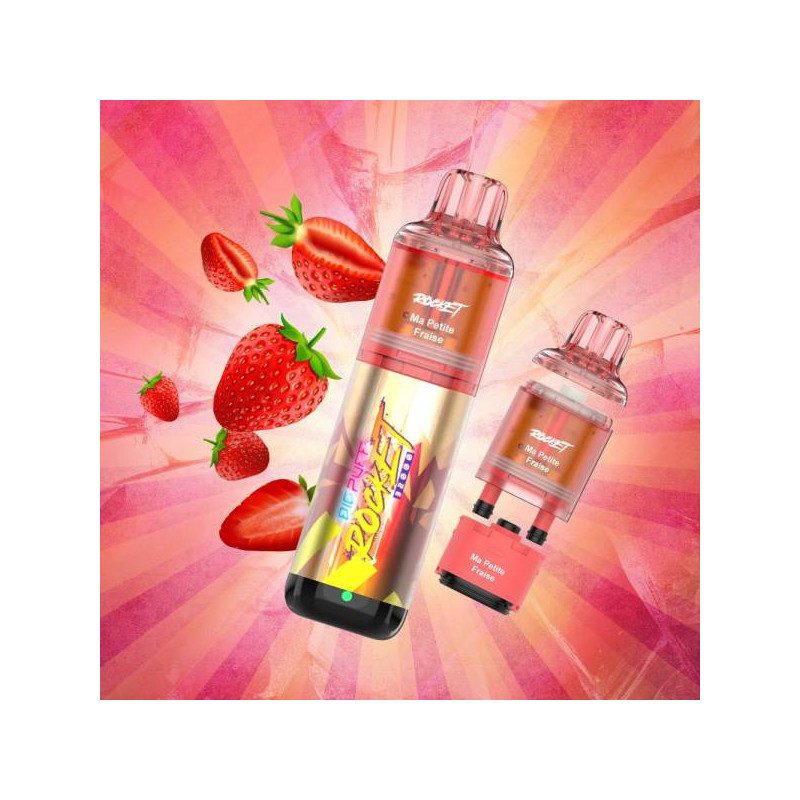 Big Puff Rocket 32000 2% - Big Puff (1 batterie + 2 pods) Ma Petite Fraise Big Puff Rocket 32000 2% - Big Puff (1 batterie + 2 pods) Ma Petite Fraise