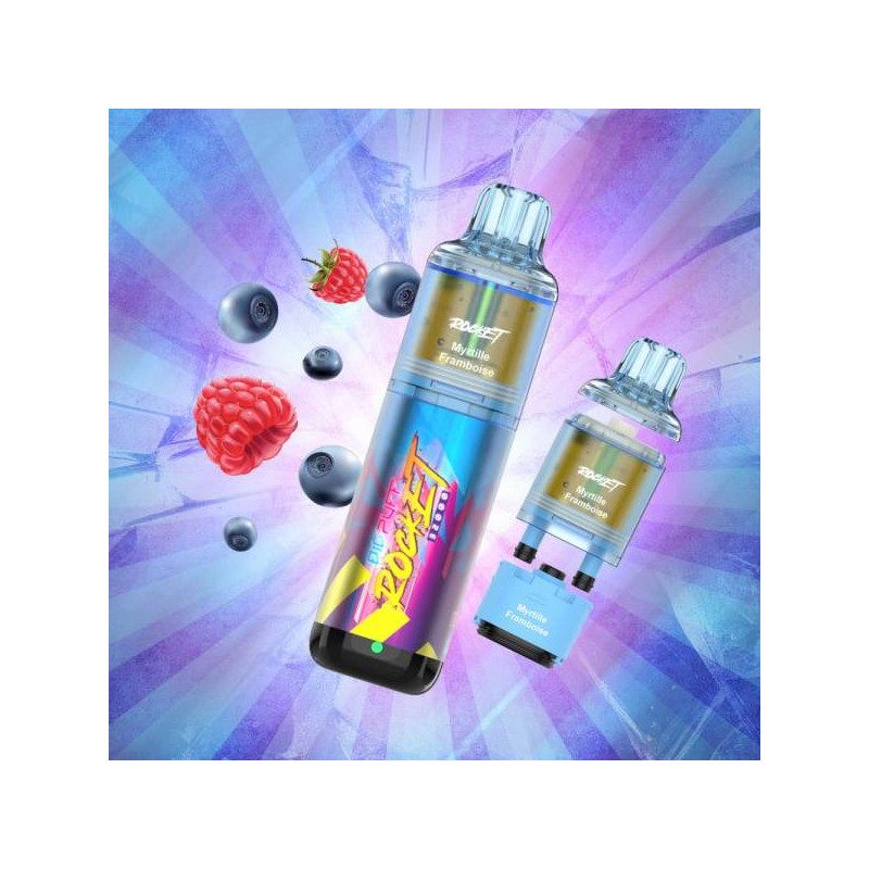Big Puff Rocket 32000 2% - Big Puff (1 batterie + 2 pods) Myrtille Framboise Big Puff Rocket 32000 2% - Big Puff (1 batterie + 2 pods) Myrtille Framboise