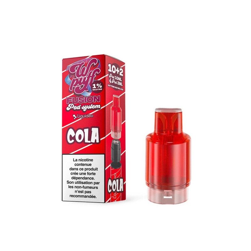 Cola - Cartouche Pré-remplie 15K - Wpuff Fusion by Liquideo Cola - Cartouche Pré-remplie 15K - Wpuff Fusion by Liquideo