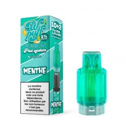 Menthe - Cartouche Pré-remplie 15K - Wpuff Fusion by Liquideo