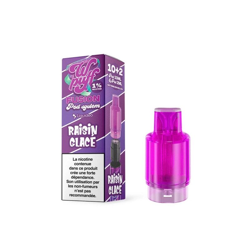 Raisin Glacé - Cartouche Pré-remplie 15K - Wpuff Fusion by Liquideo Raisin Glacé - Cartouche Pré-remplie 15K - Wpuff Fusion by Liquideo