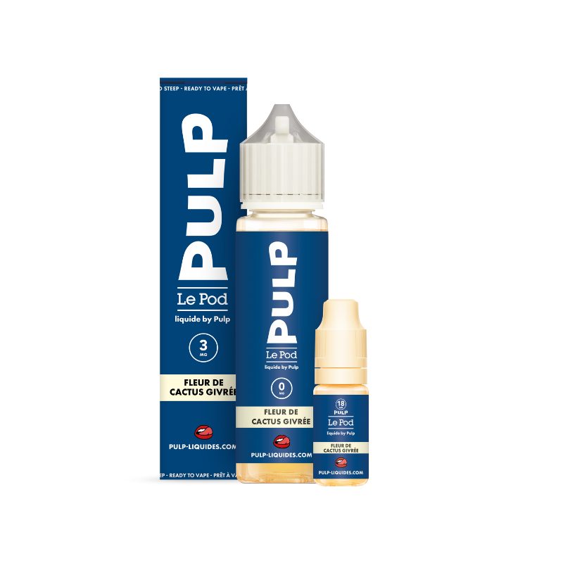 Pack 60ml Fleur de Cactus Givrée Le Pod Liquide Pulp Pack 60ml Fleur de Cactus Givrée Le Pod Liquide Pulp