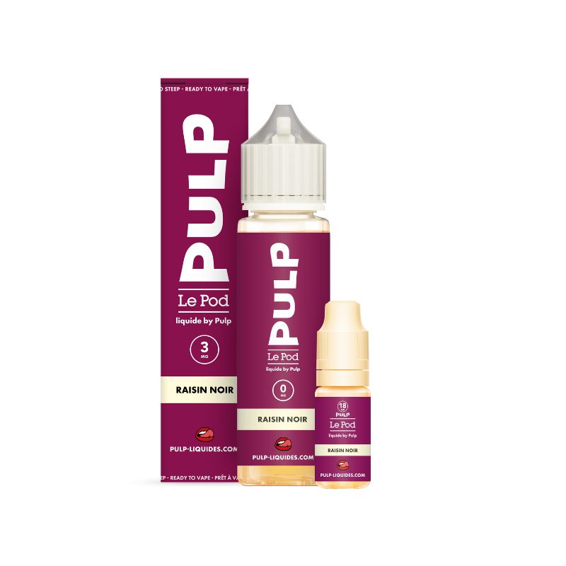 Pack 60ml Raisin Noir Le Pod Liquide Pulp Pack 60ml Raisin Noir Le Pod Liquide Pulp