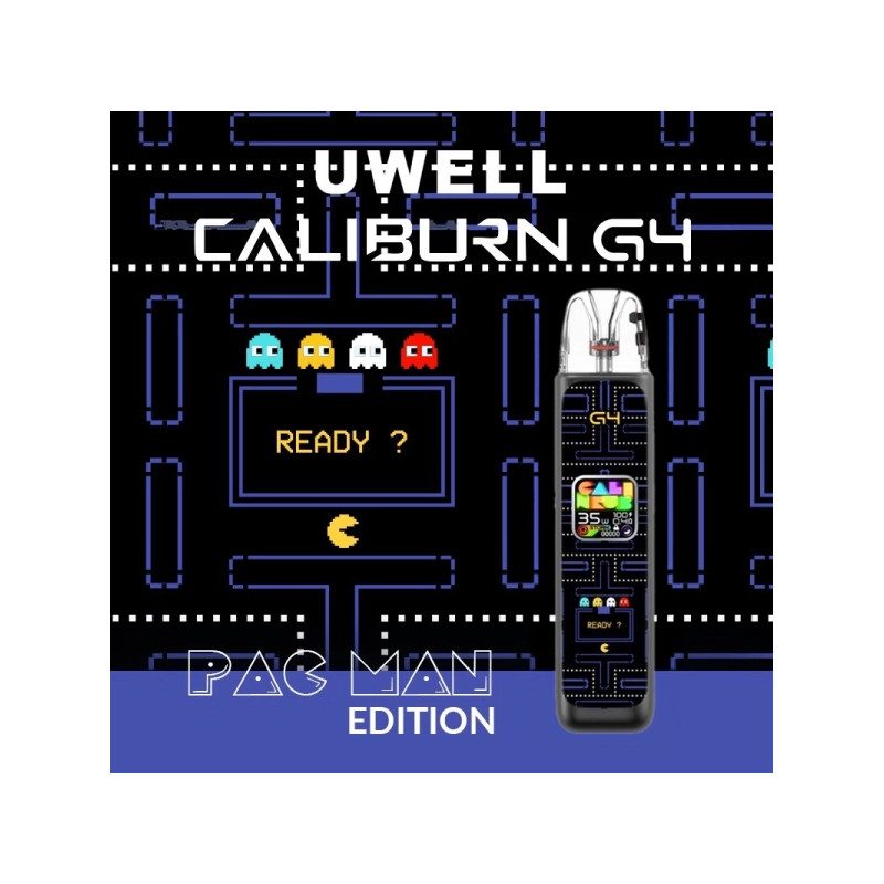 Pack Pod Caliburn G4 - Pac Man Edition - Uwell Pack Pod Caliburn G4 - Pac Man Edition - Uwell