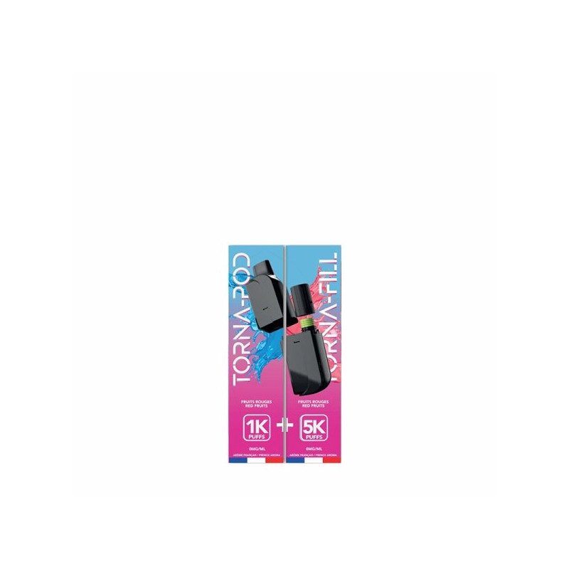 Cartouche Pré-Remplie Torna-Pod 20mg 10ml (1pc) - Torna-Bar - Fruits Rouges Cartouche Pré-Remplie Torna-Pod 20mg 10ml (1pc) - Torna-Bar - Fruits Rouges
