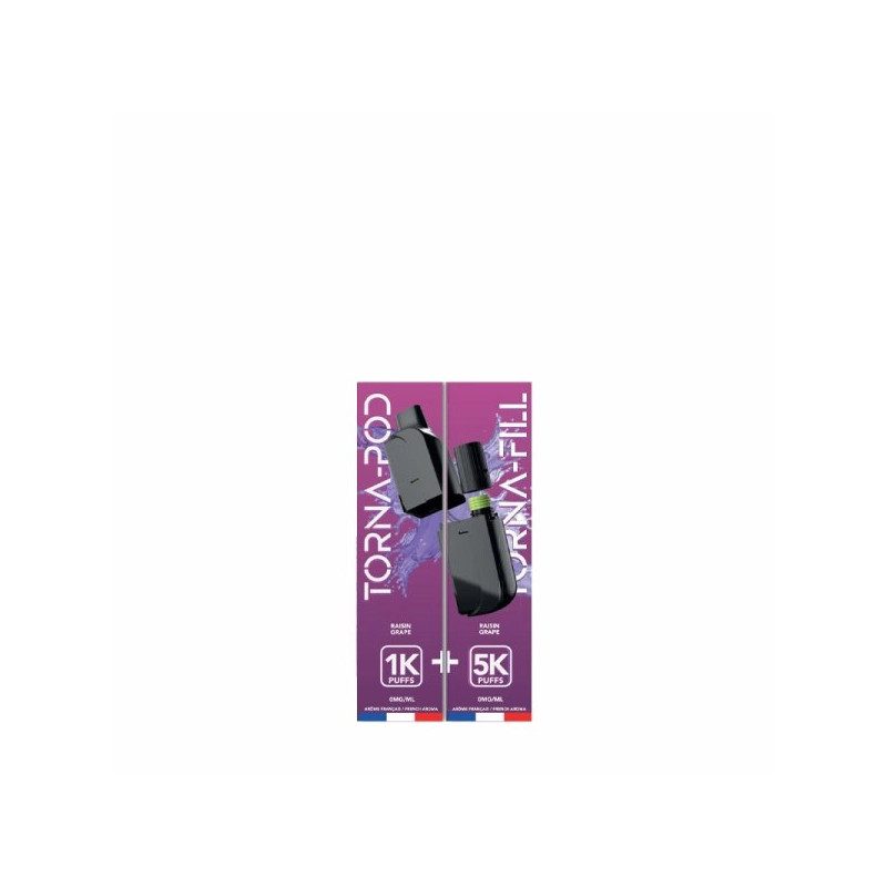 Cartouche Pré-Remplie Torna-Pod 20mg 10ml (1pc) - Torna-Bar - Raisin Cartouche Pré-Remplie Torna-Pod 20mg 10ml (1pc) - Torna-Bar - Raisin