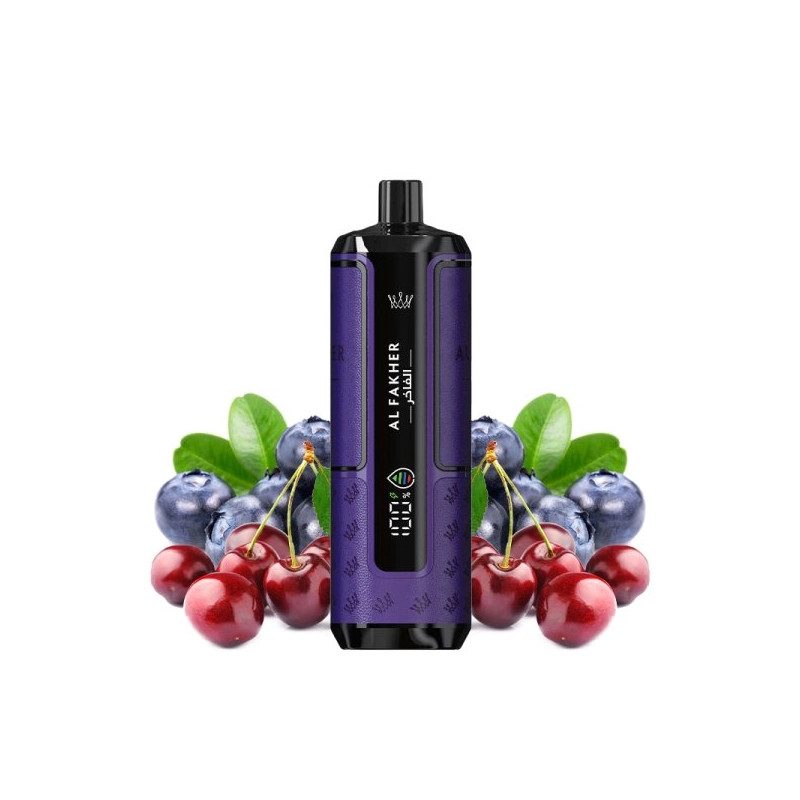 Blueberry Cherry - 25k Hyper Max - Crown Bar by Al Fakher Blueberry Cherry - 25k Hyper Max - Crown Bar by Al Fakher