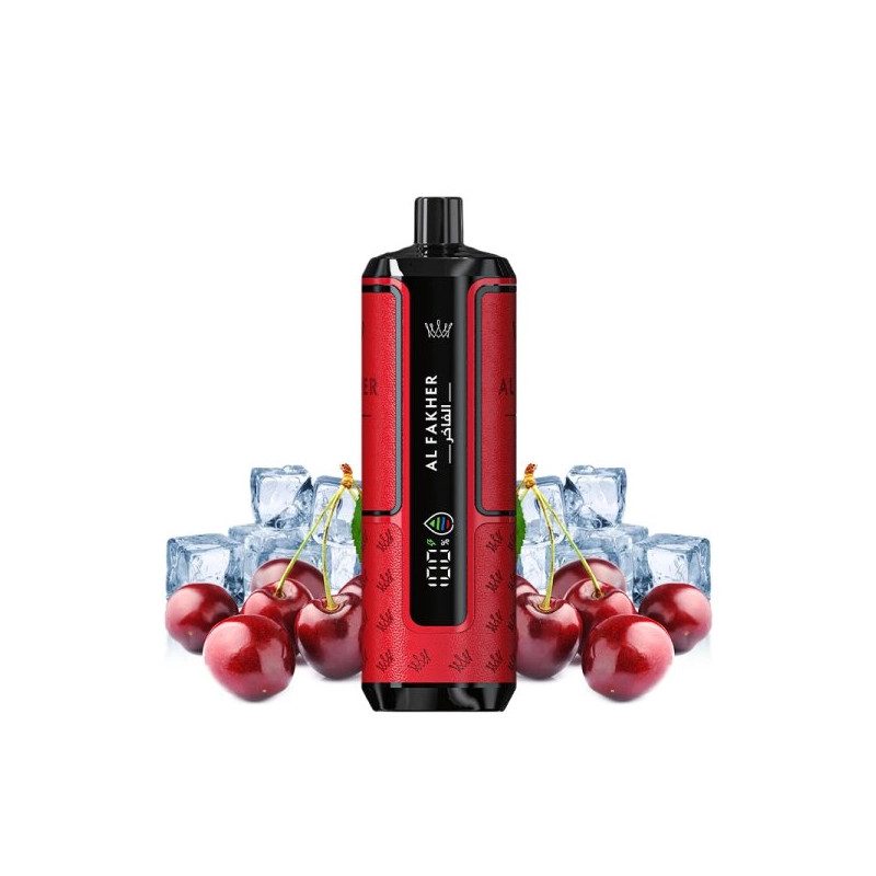 Cherry Ice - 25k Hyper Max - Crown Bar by Al Fakher Cherry Ice - 25k Hyper Max - Crown Bar by Al Fakher